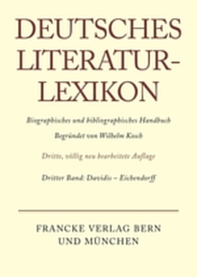 Deutsches Literatur-Lexikon / Davidis - Eichendorff