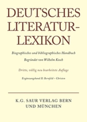 Deutsches Literatur-Lexikon / Bernfeld - Christen