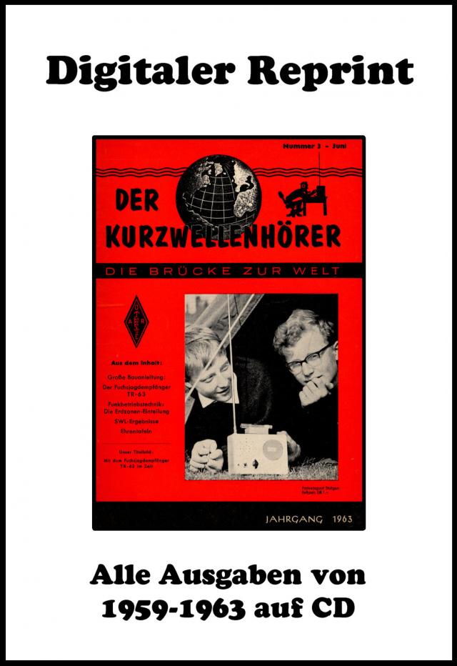 Der Kurzwellenhörer (1959-1963) - Die Zeitschrift für den technisch und funkbetrieblich interessierten Hörer