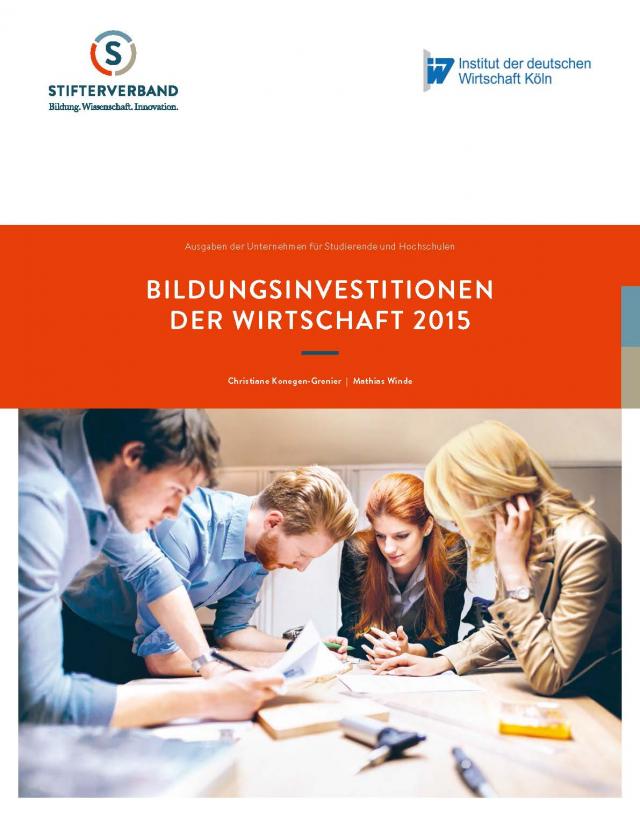 Bildungsinvestitionen der Wirtschaft 2015