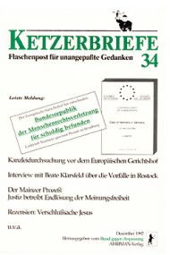 Interview mit Beate Klarsfeld über die Vorfälle in Rostock