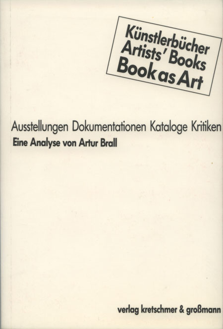 Künstlerbücher, Artists' Books, Books as Art