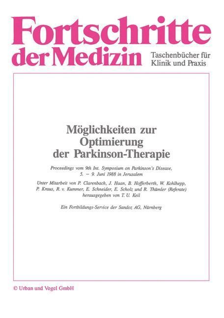 Möglichkeiten zur Optimierung der Parkinson-Therapie