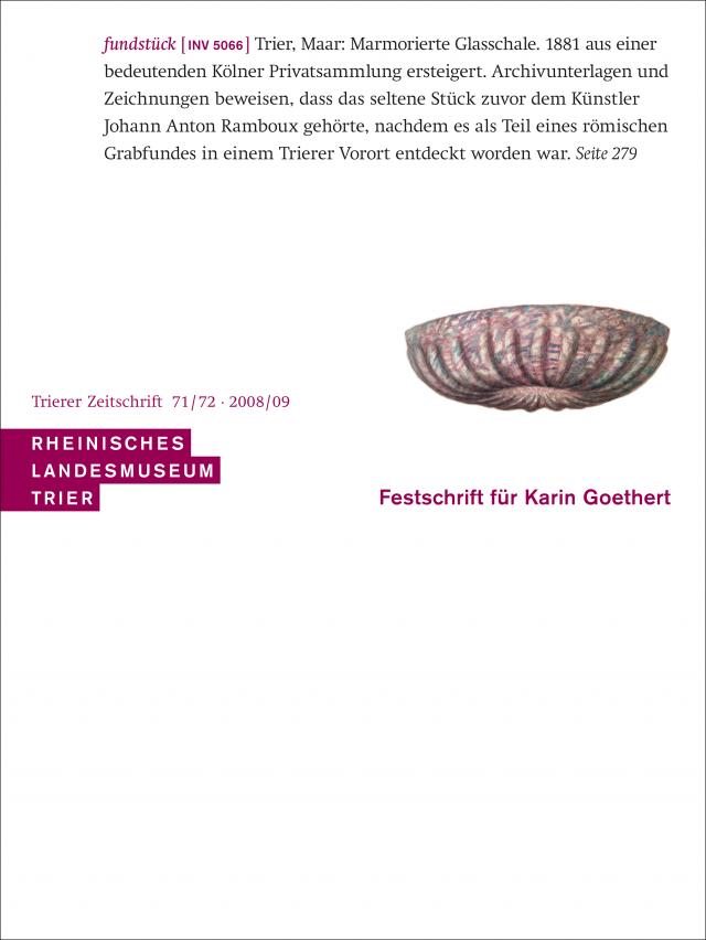 Festschrift für Karin Goethert