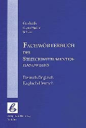 Fachwörterbuch des Streichinstrumenten-Handwerks