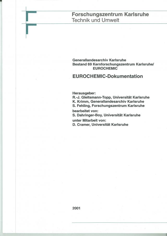Eurochemic-Dokumentation