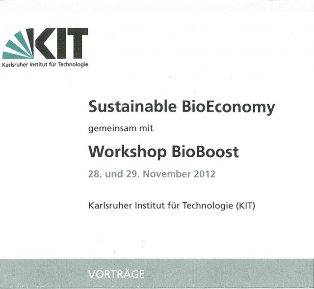 Sustaniable BioEconomy gemeinsam mit Workshop BioBoost