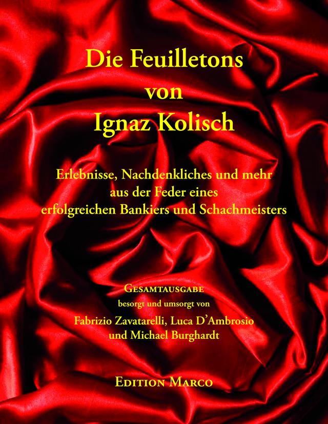 Die Feuilletons von Ignaz Kolisch