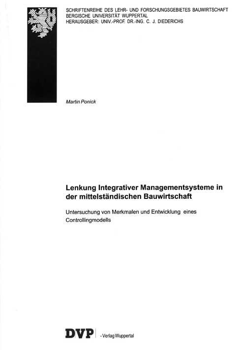 Lenkung Integrativer Managementsysteme in der mittelständischen Bauwirtschaft
