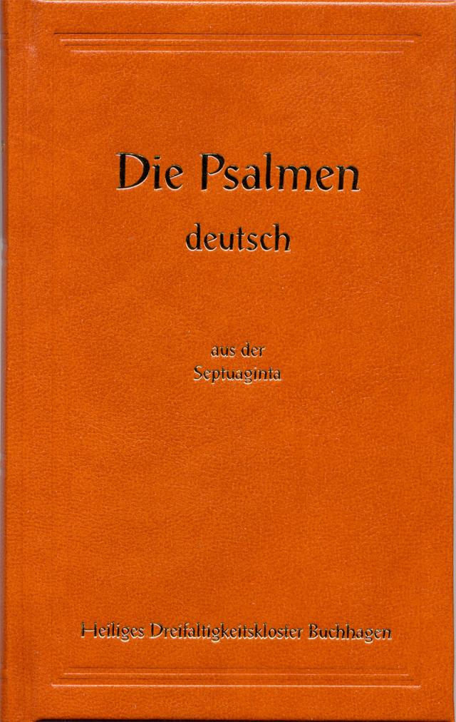 Die Psalmen deutsch aus der Septuaginta