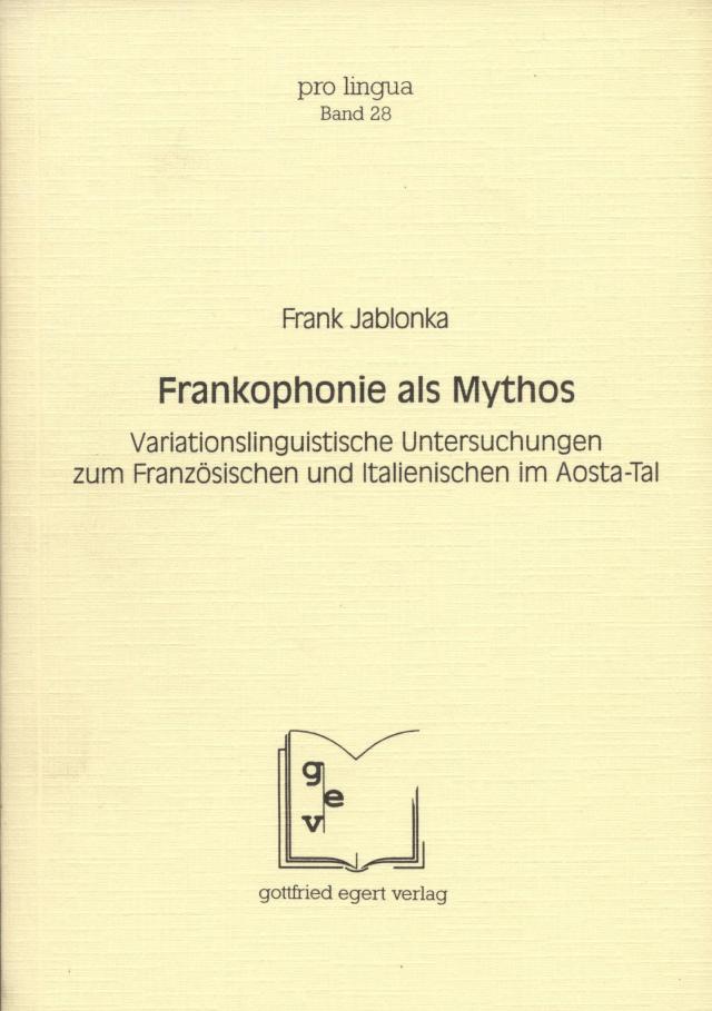 Frankophonie als Mythos