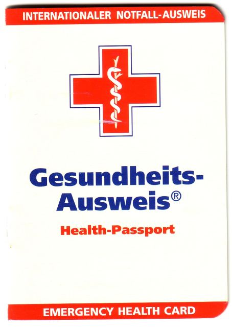Gesundheits-Ausweis, Health-Passport