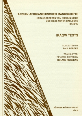 Iraqw Texts