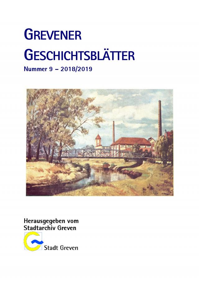 Grevener Geschichtsblätter 9 (2018/2019)