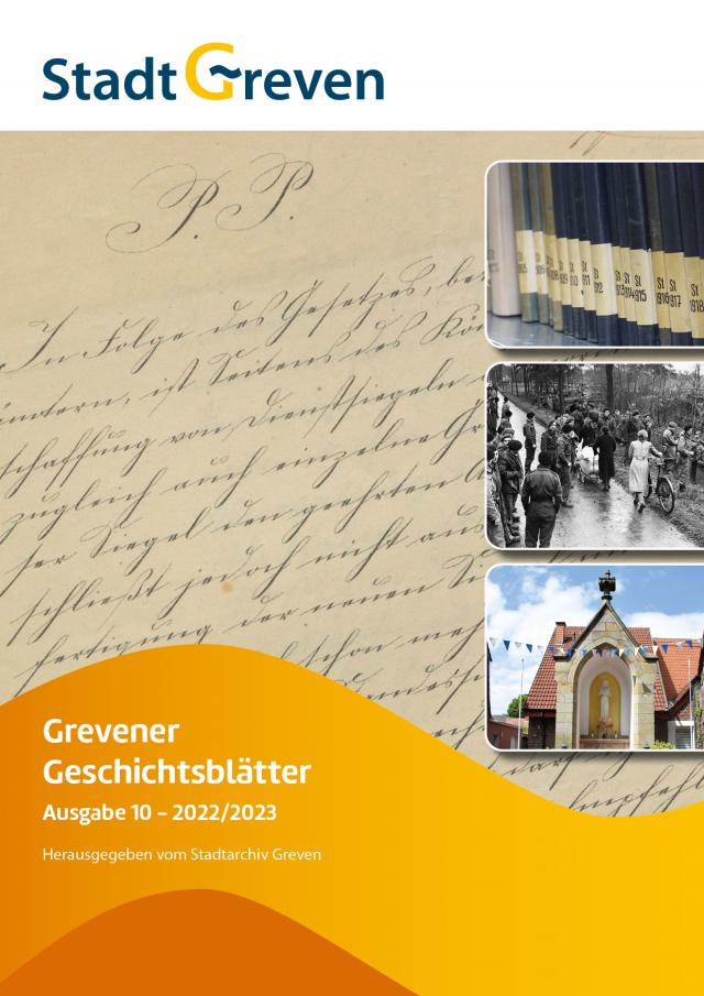 Grevener Geschichtsblätter Ausgabe 10 (2022/2023