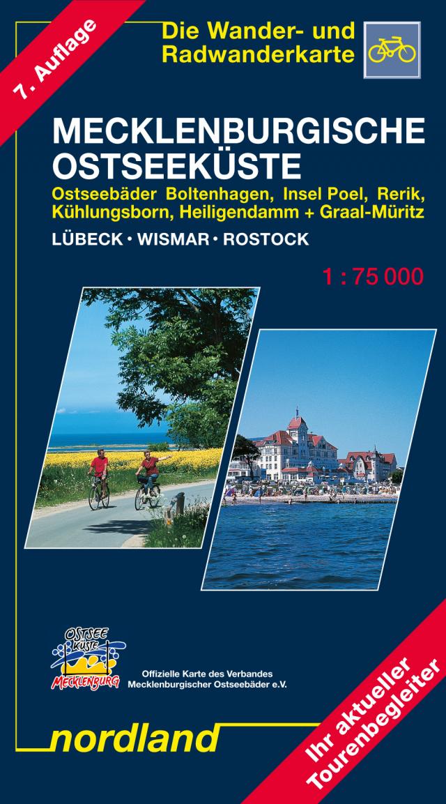 Mecklenburgische Ostseeküste Lübeck - Wismar - Rostock 1 : 75 000. Saison 2017-2019