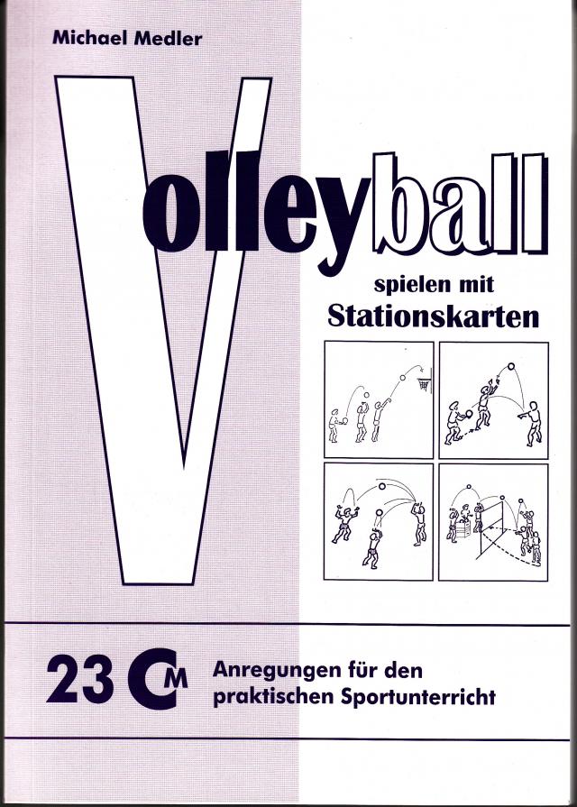 Volleyball spielen mit Stationskarten