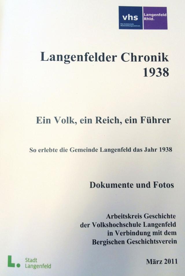 Langenfelder Chronik 1938