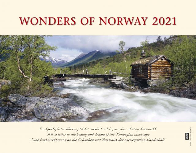 Panorama Norwegen 2021 Tischkalender