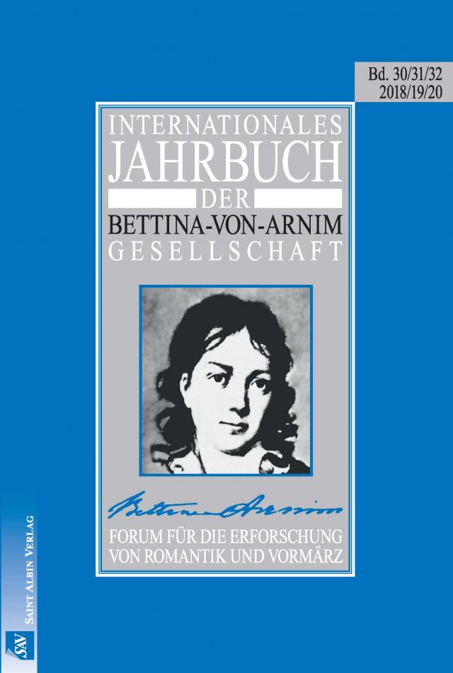 Internationales Jahrbuch der Bettina-von-Arnim-Gesellschaft