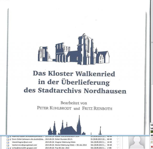 Das Kloster Walkenried in der Überlieferung des Stadtarchivs Nordhausen