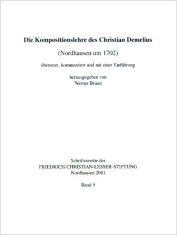 Die Kompositionslehre des Christian Demelius