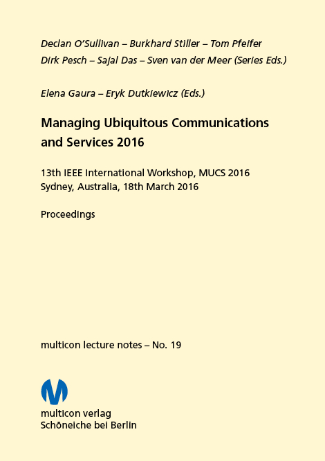 Managing Ubiquitous Communications and Services 2016