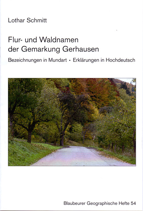 Flur- und Waldnamen der Gemarkung Gerhausen