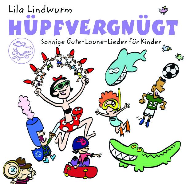 Lila Lindwurm - Hüpfvergnügt
