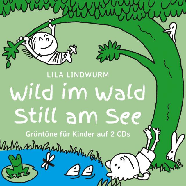 Lila Lindwurm Wild im Wald - Still am See