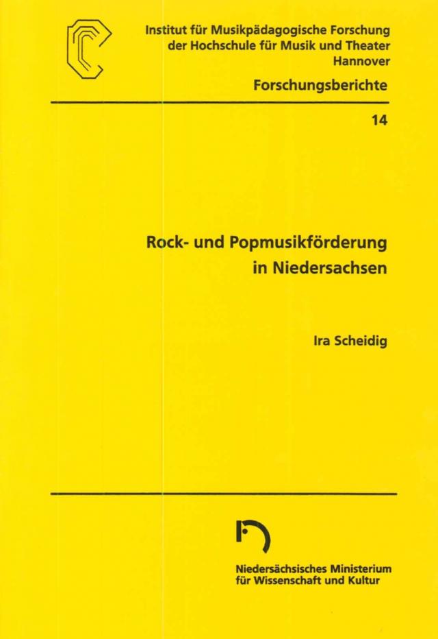 Rock- und Popmusikförderung in Niedersachsen
