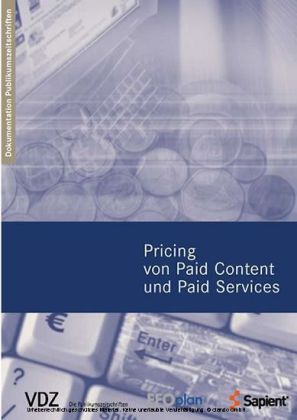 Pricing von Paid Content und Paid Services (VDZ)