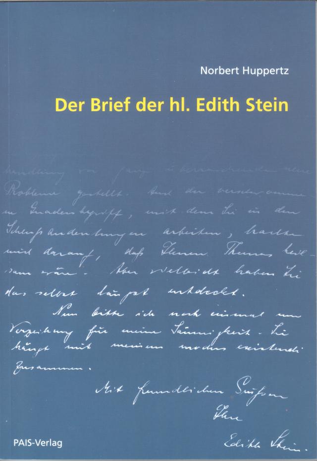 Der Brief der hl. Edith Stein
