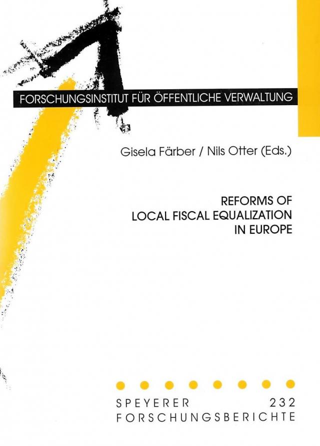 Reforms of Local Fiscal Equalization in Europe