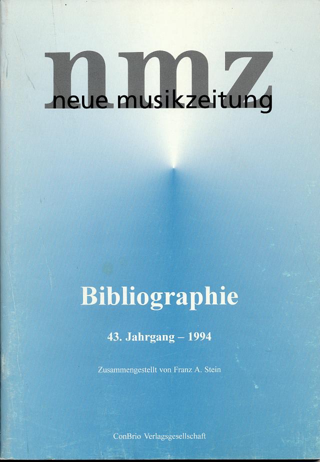 neue musikzeitung - Bibliographie