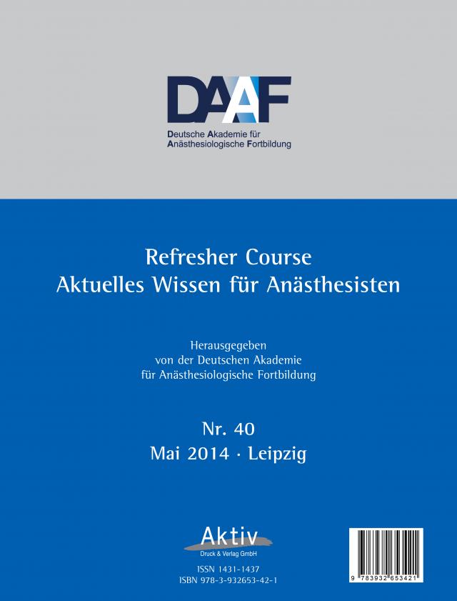 Refresher Course Nr. 40/2014