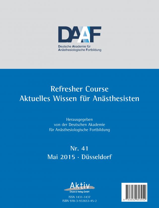 Refresher Course Nr. 41/2015