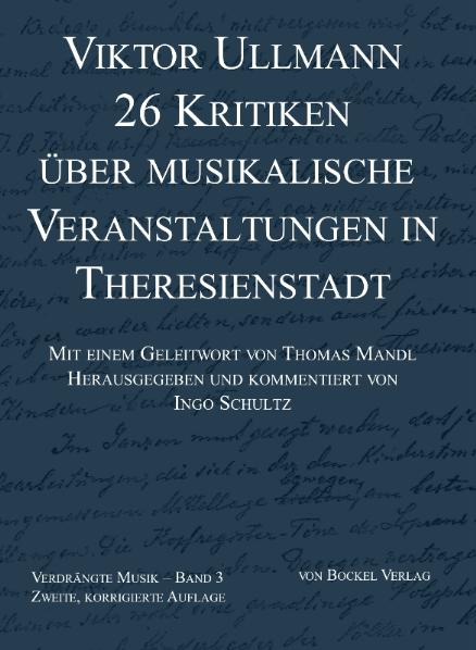 26 Kritiken über musikalische Veranstaltungen in Theresienstadt