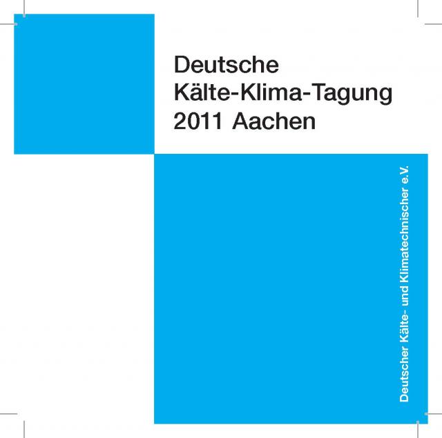 DKV Tagungsbericht / Deutsche Kälte-Klima-Tagung 2011
