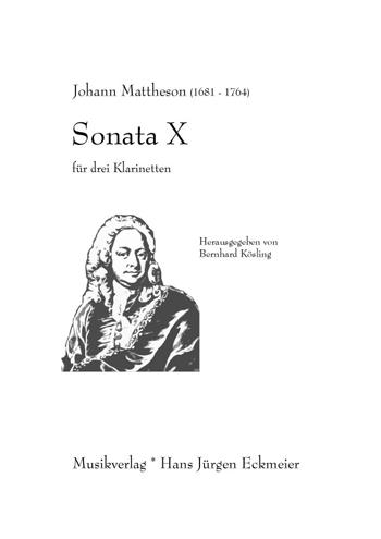 Sonata X für 3 Klarinetten