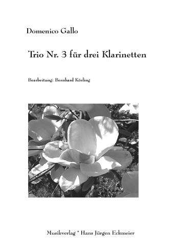 Trio Nr. 3 für 3 Klarinetten
