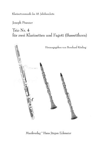 Trio Nr. 4 für zwei Klarinetten und Fagott (Bassetthorn)