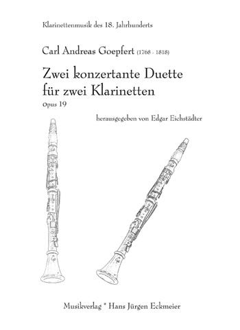 Zwei konzertante Duette für zwei Klarinetten  Op. 19