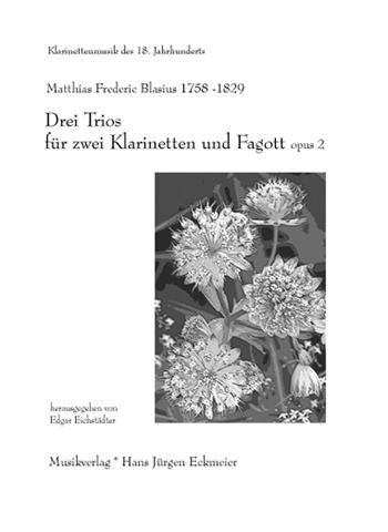 Drei Trios für zwei Klarinetten und Fagott (Bassetthorn)