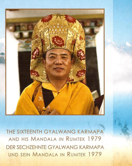 Der Sechzehnte Gyalwang Karmapa und sein Mandala in Rumtek 1979