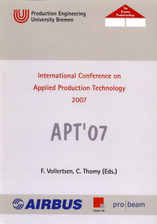 International Conference on Applied Production Technology 2007