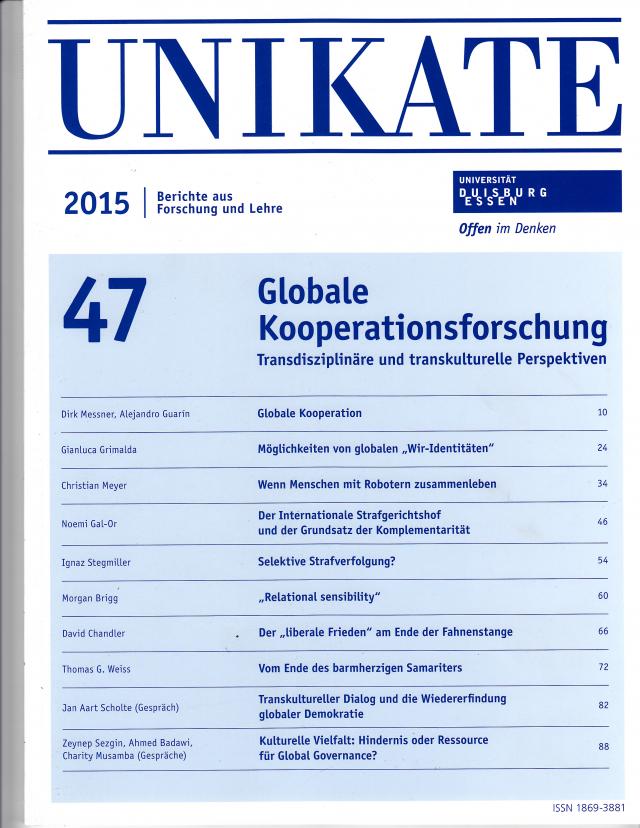 Unikate 47: Globale Kooperationsforschung