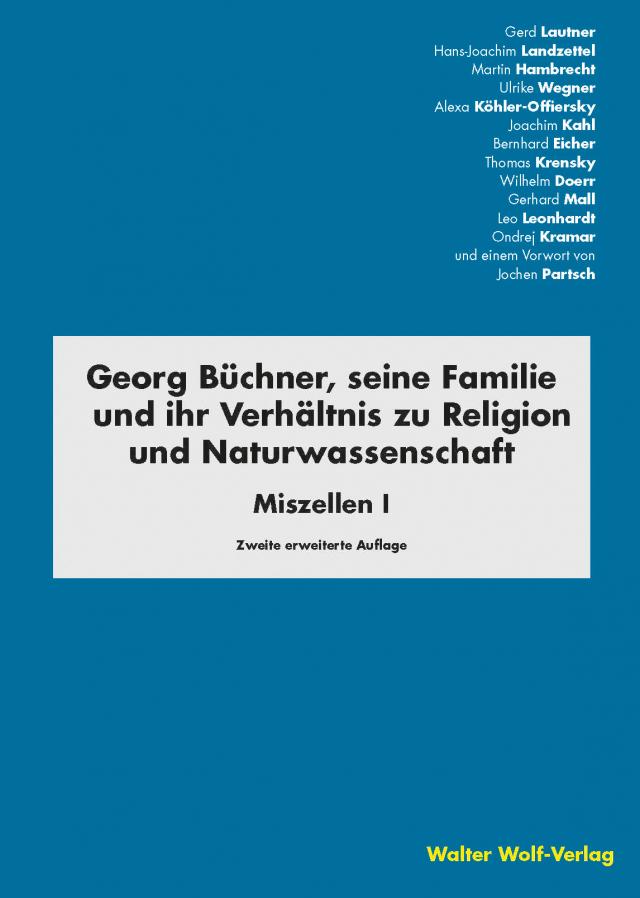 Die Familie Büchner und ihr Verhältnis zur Religion