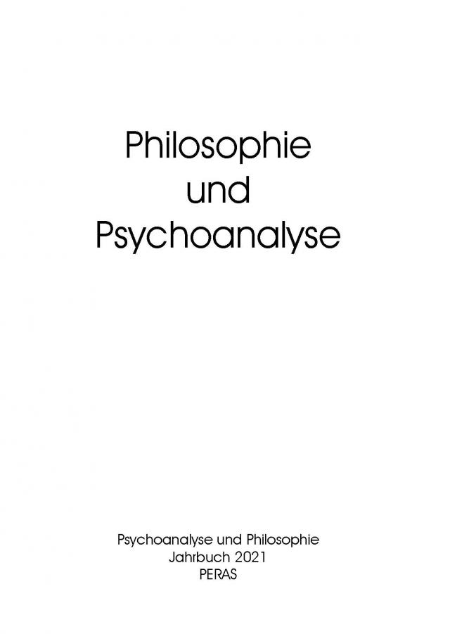 Philosophie und Psychoanalyse
