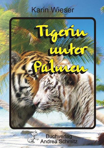 Tigerin unter Palmen
